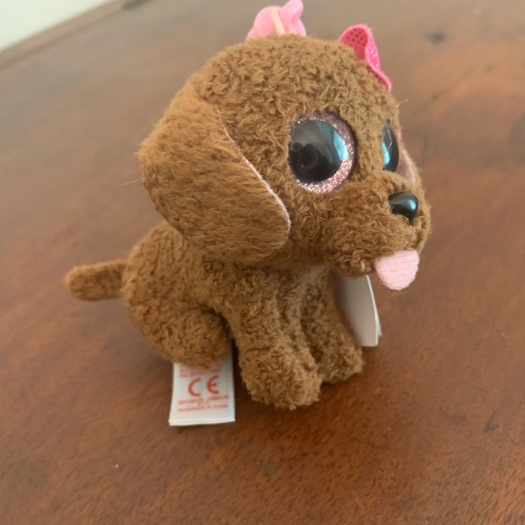 TY Beanie Boos 3" MADDIE Poodle Dog Key Chain Plush Collectable NEW w Tags - Picture 7 of 8